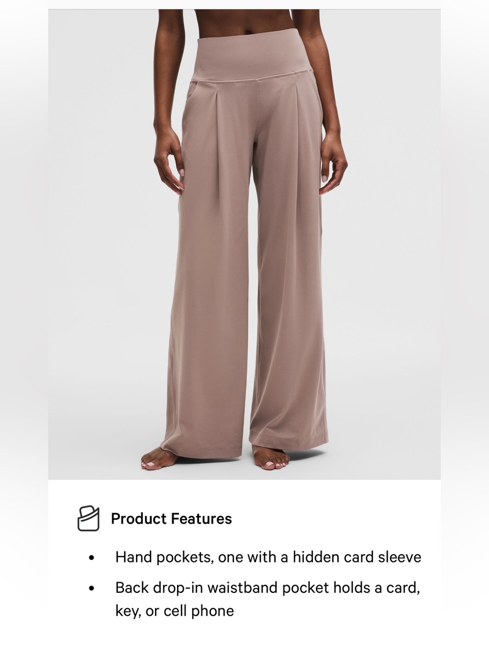 NWT Lululemon Align Palazzo Pant - Short Length, Size 4 - Burgundy Bay - Picture 9 of 16